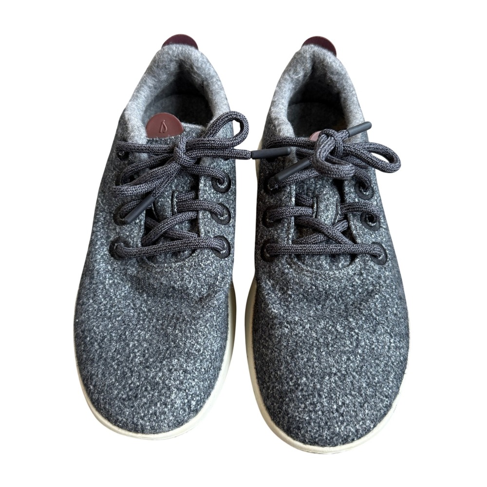 Allbirds Wool Runners Womens 8 Charcoal Grey Heather Merino Wool Sneakers WRM1W8
